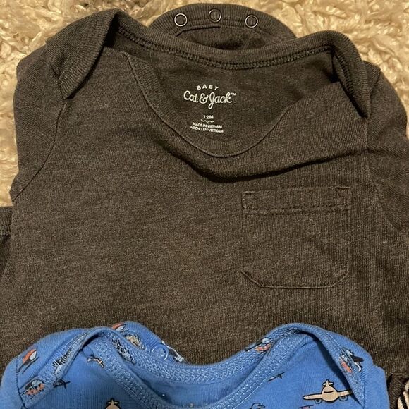 Bundle of ten Long Sleeve Onesies 6-12 months - Picture 2 of 11